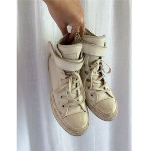 High Top Converse With Strap